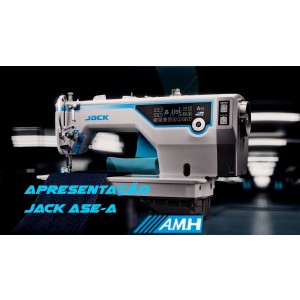 MÁQUINA DE COSTURA JACK A5E-AMH RETA ELETRÔNICA CÁRTER BLINDADO 220V